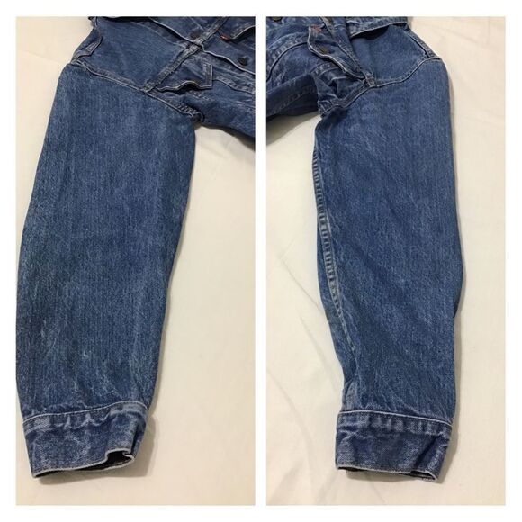 Levi’s Jean Jacket Vintage Trucker Style Made In U.S.A 71506-0214 Size 42L - Picture 8 of 15